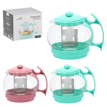 HEAT-RESISTANT JUG WITH INFUSER 1.1 L