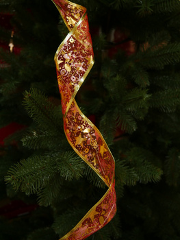 CHRISTMAS RIBBON LED MIX COLOURS WARM WHITE