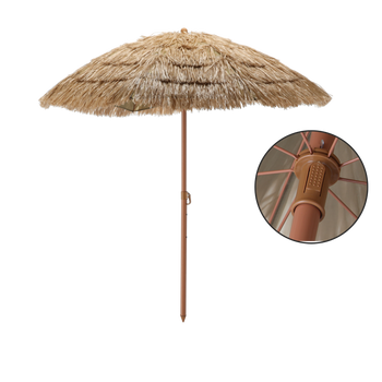 BEACH UMBRELLA WITH PP GRASS