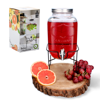 JAR 4 L WITH TAP ON BASE