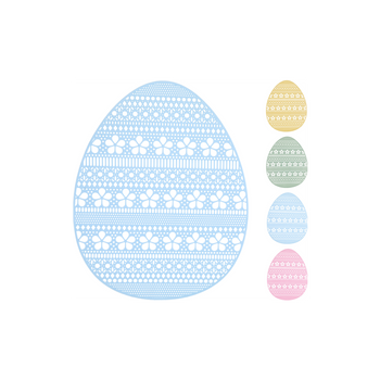 TABLE MAT Egg 39.5X31.5CM *3937*