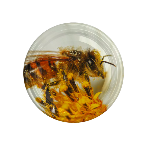 LID fi82 6z LARGE BEE ON A FLOWER CART.660PCS HAMSTER