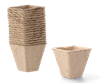 SET OF 18 PEAT FLOWERPOTS 8x8x8 CM *8495
