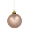 SET OF 12 BAUBLES 6 CM RED/GOLD/GREEN