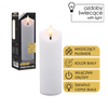 BIELA LED SVIEČKA 5 X 15 CM *9346