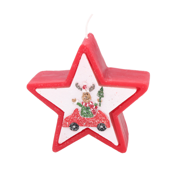 STAR CANDLE 10 x 3.8 x 10 cm