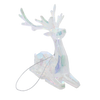 CHRISTMAS TREE DECORATION ELK OPALESCENT 8 X 9 CM