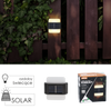 SET OF 2 SOLAR LAMPS - TICKET 9 X 9 X 2.3 CM ARRAS LED COLOR WHITE