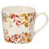 PORCELAIN MUG 400 ML LEAVES MIX COLOR PACK=12PCS