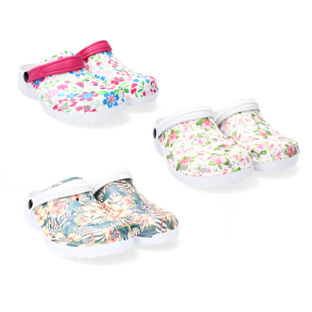GARDEN FLOPS SIZE 36-41 FLOWERS