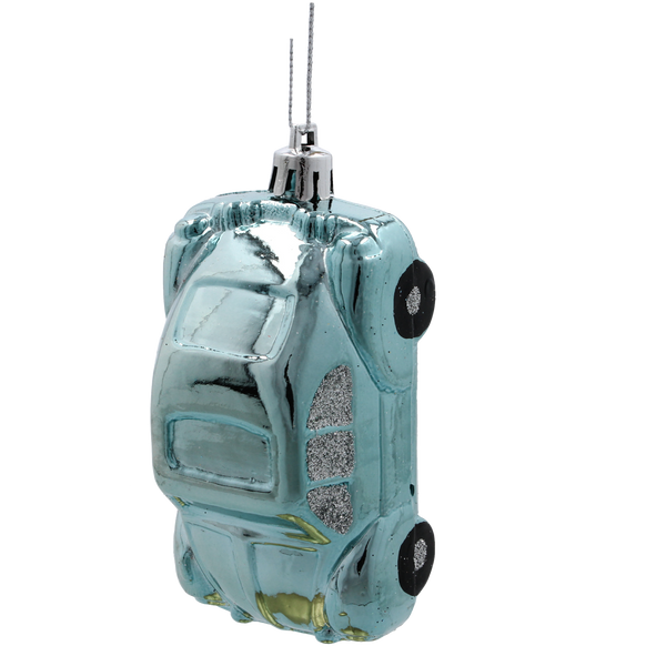 Set de 20 de ornamente rozii/bleu pentru brad *5294