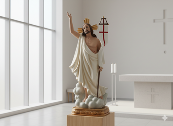 FIGURE RESURRECTED JESUS 60 CM