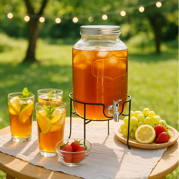 JAR 4 L WITH TAP ON BASE