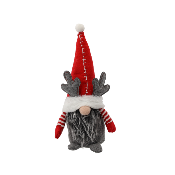CHRISTMAS GNOME 30 CM WITH REINDEER ANTLERS