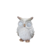 GARDEN FIGURINE - OWL WITH GLOWING EYES 14,5 x 11,5 x 19 CM LED pack=4 pcs