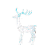 CHRISTMAS DECORATION - LED REINDEER 105 CM IRIDESCENT