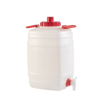 BECZKA 25L Z ZAKRĘTKĄ, UCHWYTEM PLASTIKOWYM  I ODPOWIETRZNIKIEM *5059