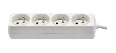 EXTENSION CORD POWER STRIP 4 SOCKETS 3M WHITE