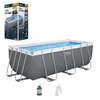 PISCINĂ CU CADRU 4,12 x 2,01 x 1,22 M (PISCINĂ, POMPĂ DE NISIP, SCARĂ, DISTRIBUITOR) *0258 *6288