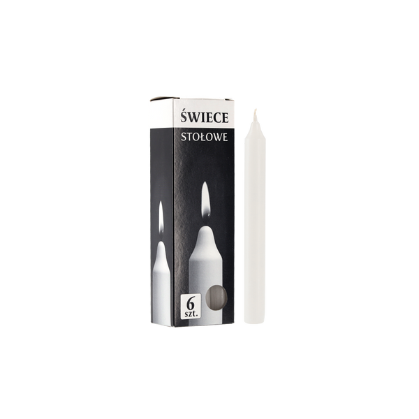 STOLNÁ SVIECA A6 BIELA *0015*8760*1384*7281