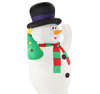 INFLATABLE SNOWMAN LED 240 CM