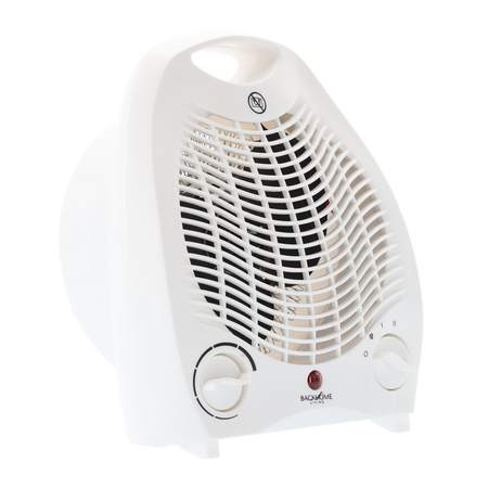 ELEKTRICKÝ TERMOVENTILÁTOR / RÝCHLOTERMÁL S BEZPEČNOSTNÝM VYPNIČOM BIELY 2000W *7254