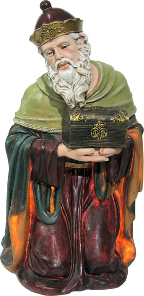 Sada figur betlémských 11 ks 120 cm z živice se podsvícením