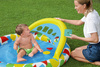 ZÁBAVNÝ ZÁHRADNÝ BAZÉN S PÁVOM SPLASH A LEARN 120 X 117 X 46 CM *3906