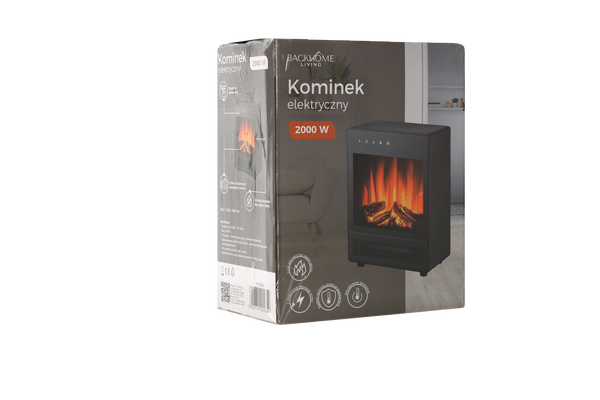 ELEKTRICKÝ KAMIN - IMITÁCIA PLAMEŇA - 29,2 x 15,8 x 38,7 CM - 2000W *2640