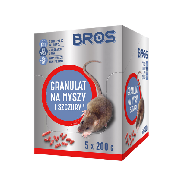 GRANULAT NA MYSZY I SZCZURY 1KG-5X200G*6391