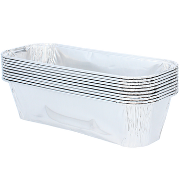 SET OF 10 ALUMINUM MOLDS 24X10X6CM