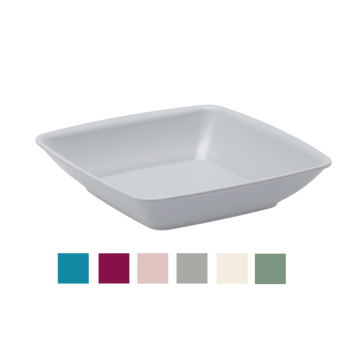 SQUARE DEEP PLATE 17.5CM