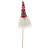CHRISTMAS GNOME ON A STICK 7 x 3 x 24 CM MIX COLORS