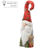 FIGURKA BOŻONAR. - SKRZAT W CZAPCE MIKOŁAJA 22 X 21 X 66 CM LED *0851