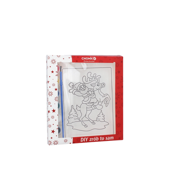 CHRISTMAS DECORATION DIY - WITH 6 PAINTS - MIX OF DESIGNS