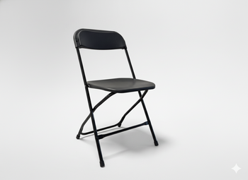 KRZESŁO CATERINGOWE SKŁADANE 49,5 x 45 x 81 CM CZARNE