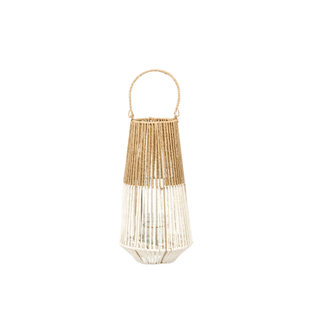 LAMPION 22 x 43 CM CU INSERT GLAS BICOLOR *9579