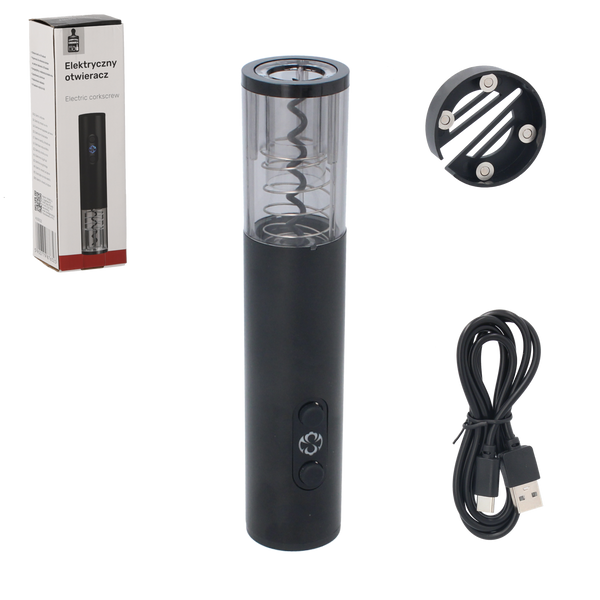 ELECTRIC WINE OPENER WITH FOIL CUTTER