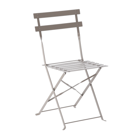 SQUARE TABLE BISTRO SET - TAUPE