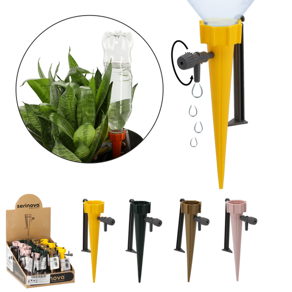 UDATOR PENTRU PLANTE CU ROBINET MIX DE CULORI disp=24 buc *3002