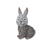 GARDEN FIGURINE - HARE WITH GLOWING EYES 13,5 x 10,5 x 21 CM LED pack=4 pcs