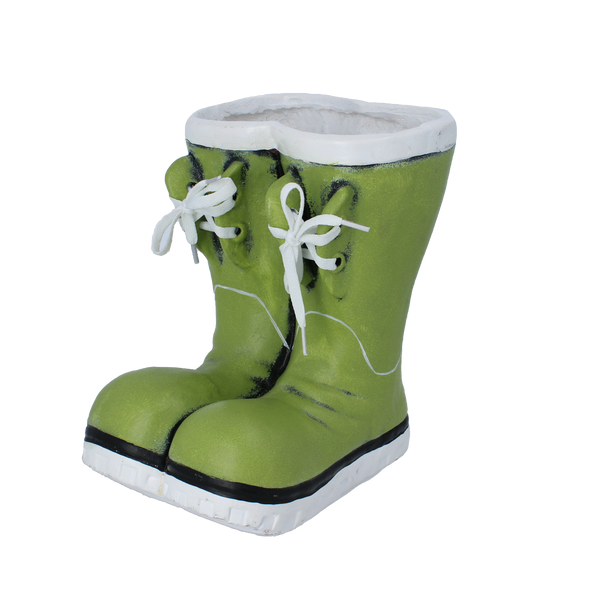 GARDEN POT – GREEN WELLINGTON BOOTS 24 X 20 X 25 CM