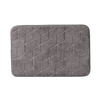 DYWANIK ŁAZIENKOWY Z MIKROFIBRY ANTYPOŚLIZGOWY 40 X 60 CM SZARY *2329