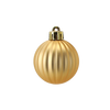 SET OF 16 BAUBLES 4 CM RED/GOLD/SILVER