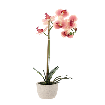 ARTIFICIAL FLOWER - MIX OF 3 COLORS ORCHID 43 CM PACK=4 PCS