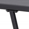 GARDEN LOUNGER 195x69x94cm DARK GREY *6111