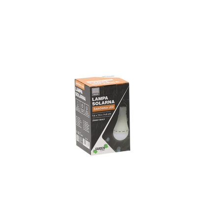 SOLAR BULB LIGHT LED 7,6 x 7,6 x 14,6 CM