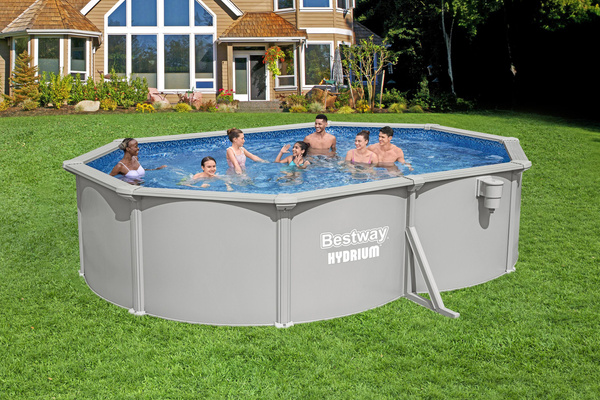 FRAME POOL 5.0m x 3.60m x 1.20m (POOL, FILTER PUMP, LADDER, FLOOR) 