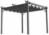 ŠEDÁ ZÁHRADNÁ PERGOLA 3 X 4M 2,95 x 3,95 x V2,3m *5699