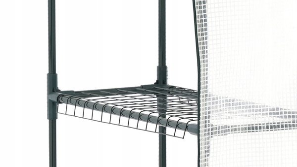 Garden Greenhouse with Shelves White 140 x 73 x 200 CM